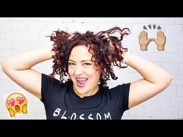 How I wash and style my curly hair at home!!